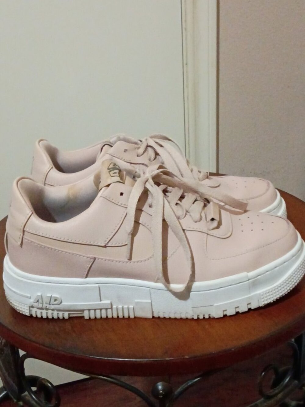 Nike AF1 Air Force 1 Pixel Particle Beige CK6649-200 Rose Pink Color Women’s 8 - Picture 1 of 14